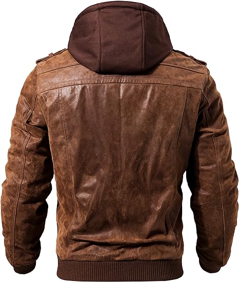 Ronald Brown leather motorcycle jacket