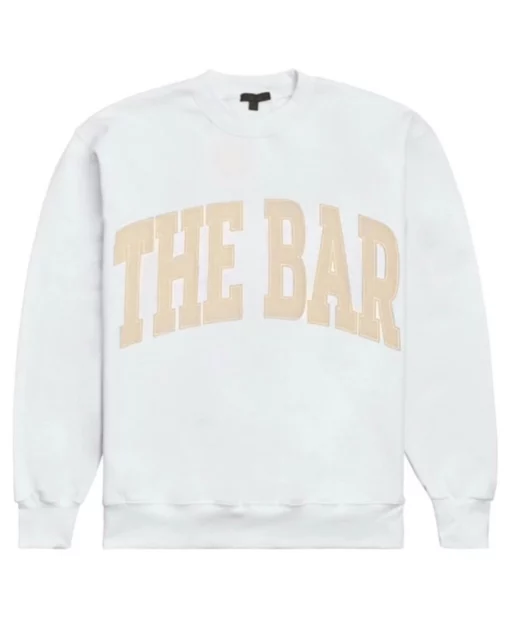 The Bar White Sweatshirt